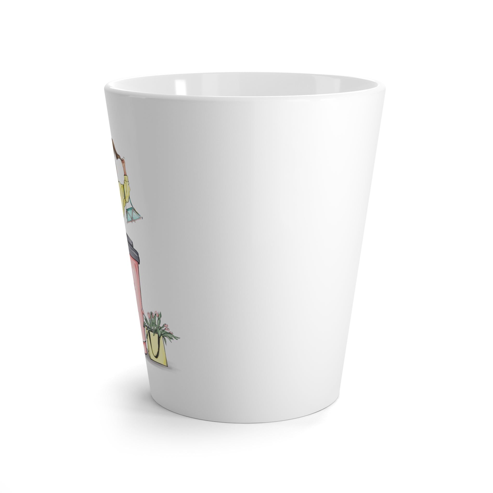 Coffee Queen Latte Mug – 12oz Ceramic Cup