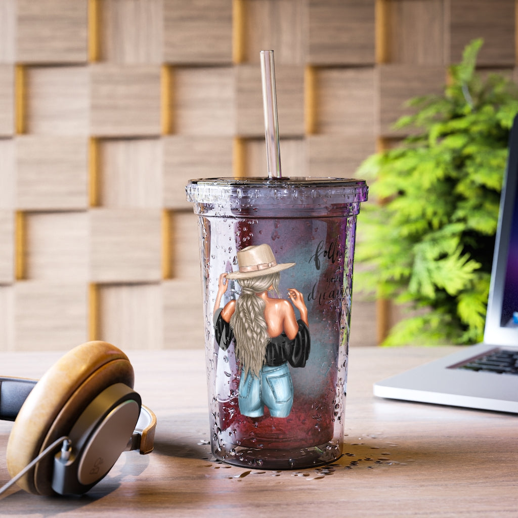 Follow Your Dreams Suave Acrylic Cup