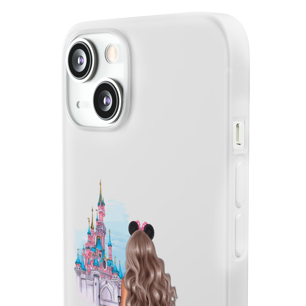 Take me and Let's go Travel Blond Hair Flexi Cases
