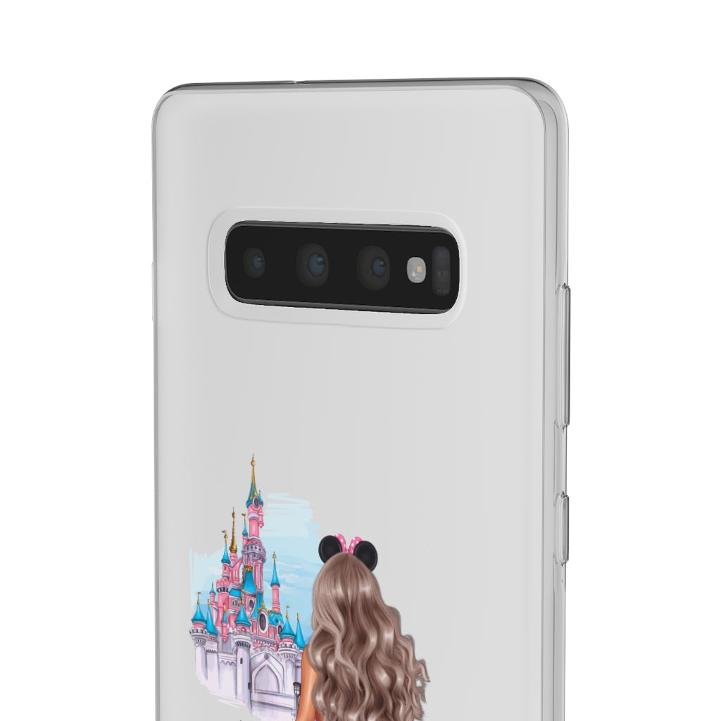 Take me and Let's go Travel Blond Hair Flexi Cases