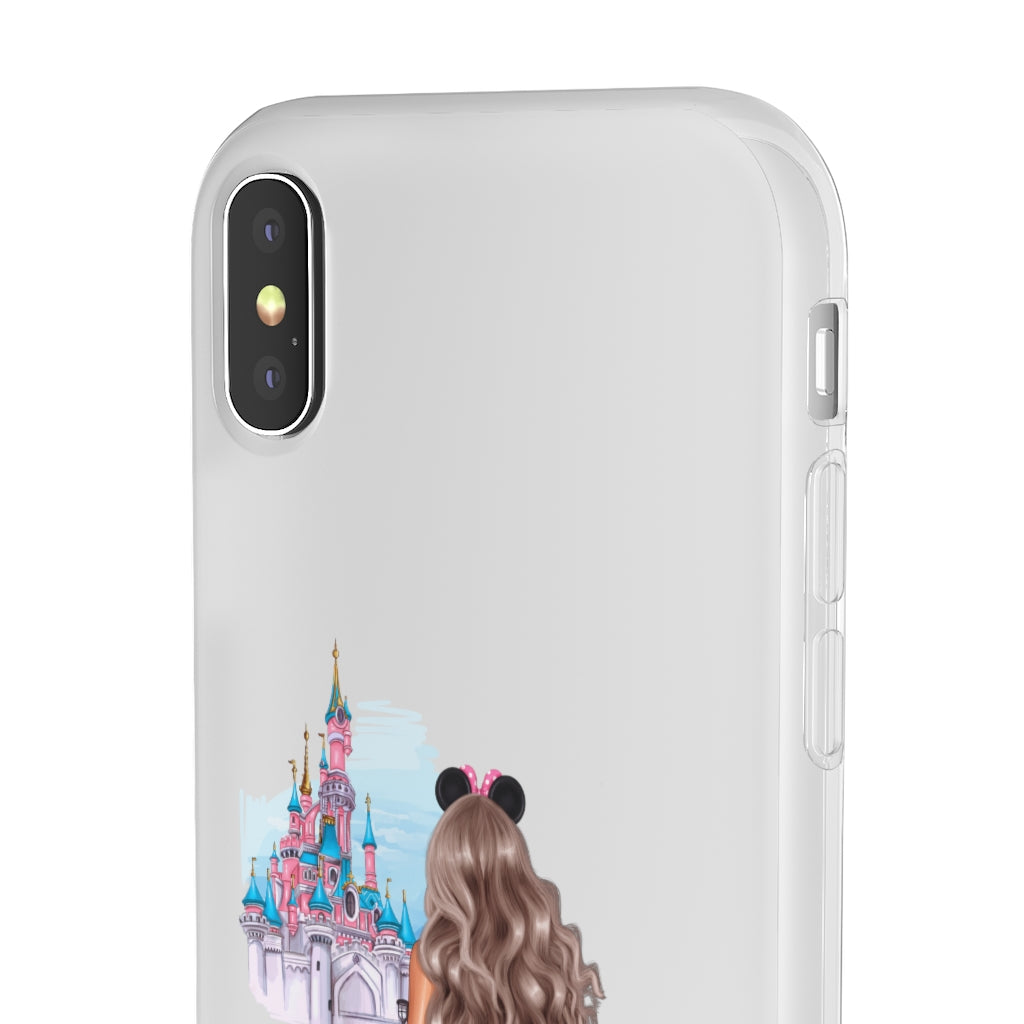 Take me and Let's go Travel Blond Hair Flexi Cases