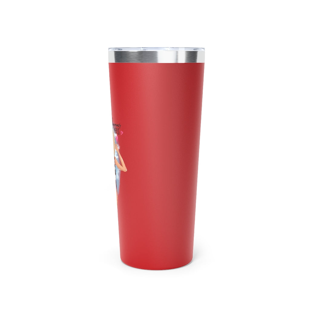 Summer Vibes Copper Vacuum Insulated Tumbler, 22oz