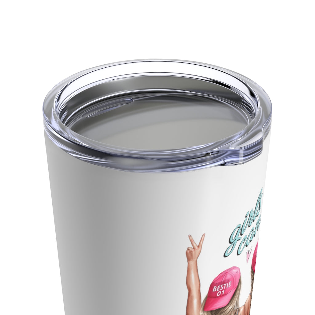 Girls Can Blond Hair Tumbler 20oz