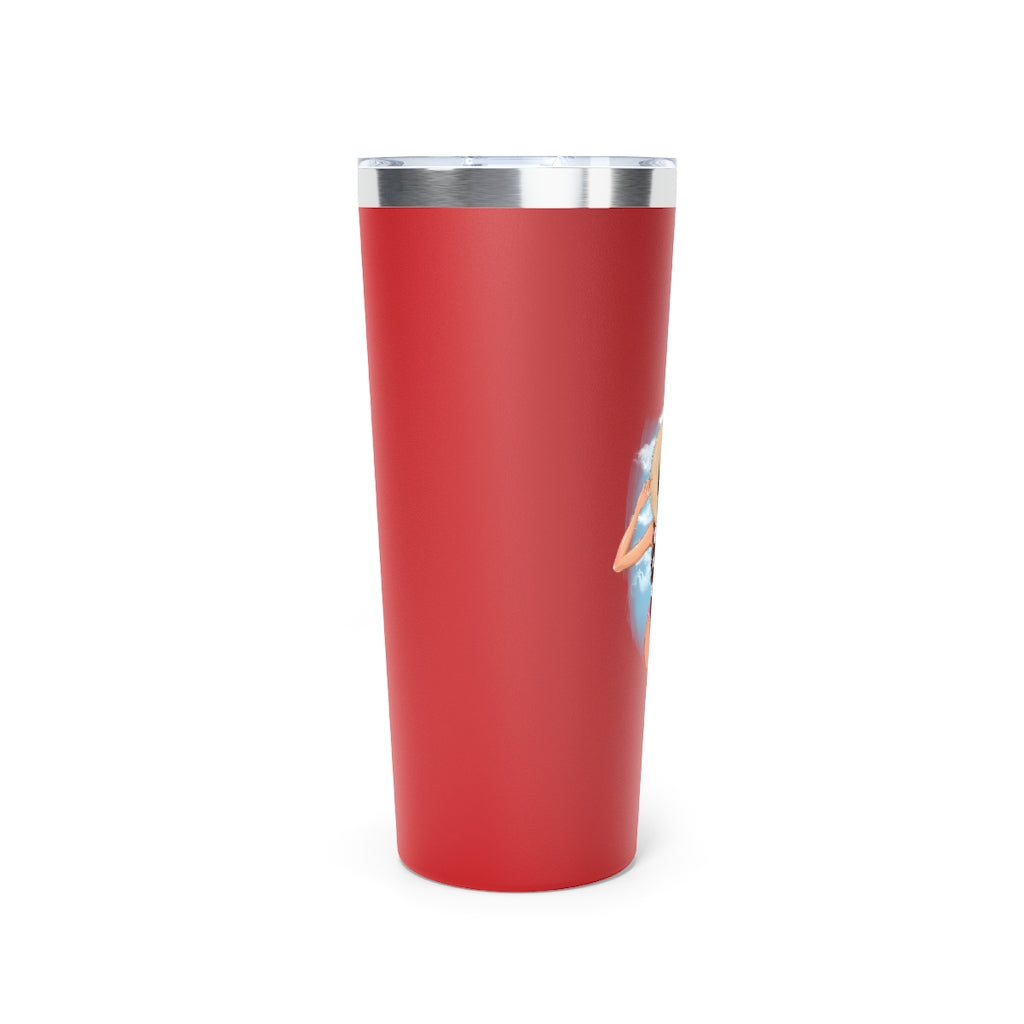 Summer Vibes Copper Vacuum Insulated Tumbler, 22oz