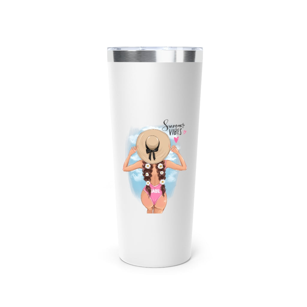Summer Vibes Copper Vacuum Insulated Tumbler, 22oz