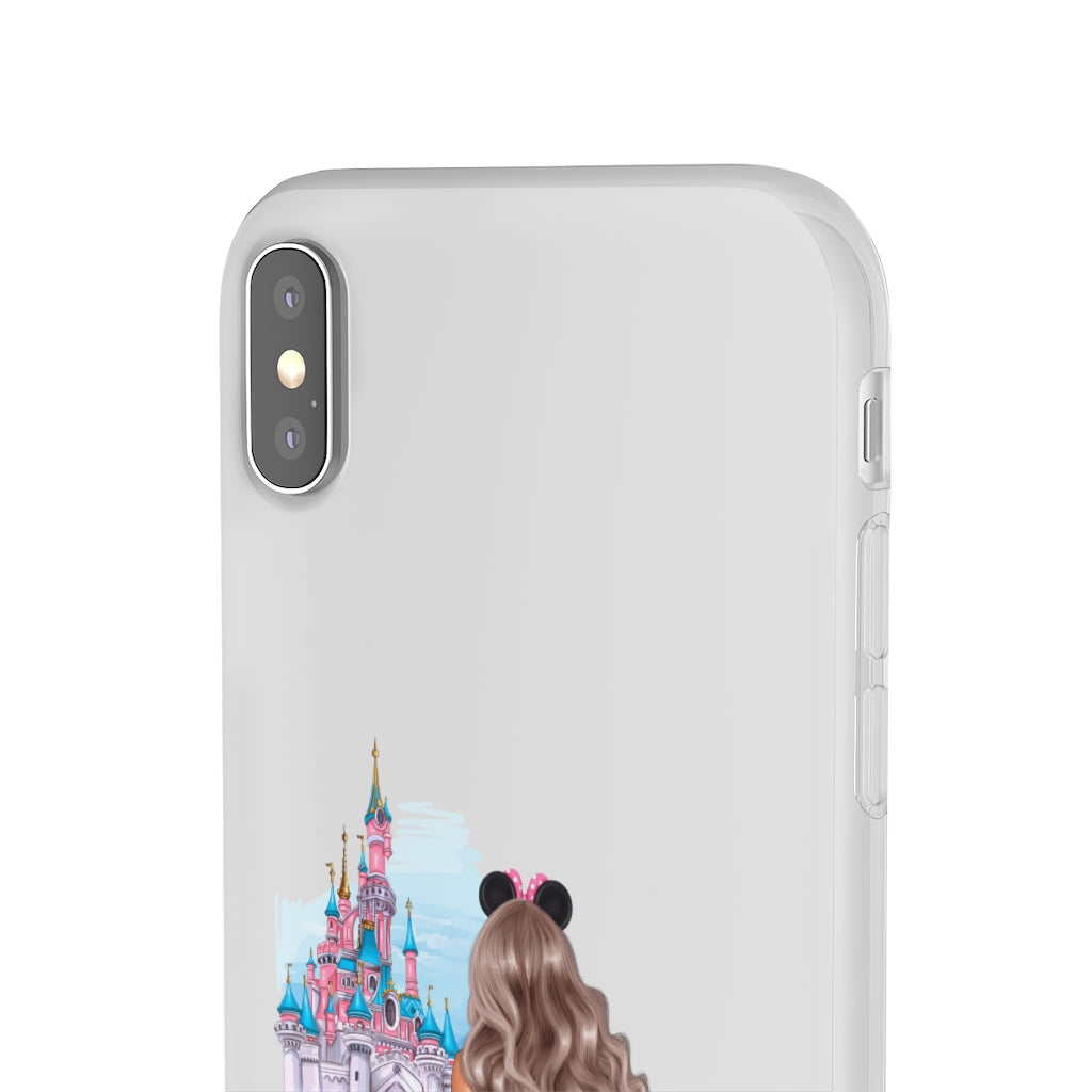 Take me and Let's go Travel Blond Hair Flexi Cases