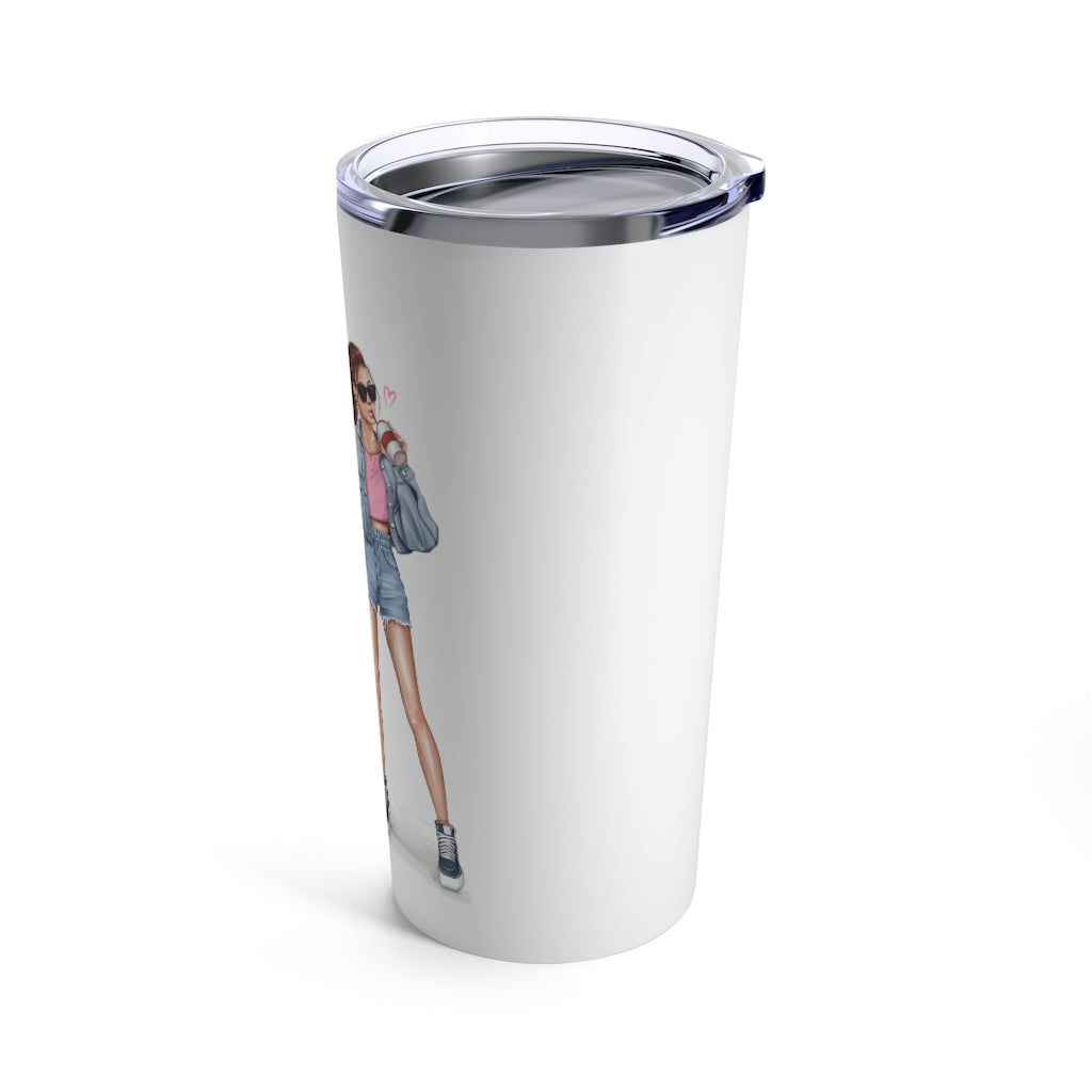 Live Love Travel Red Hair Tumbler 20oz
