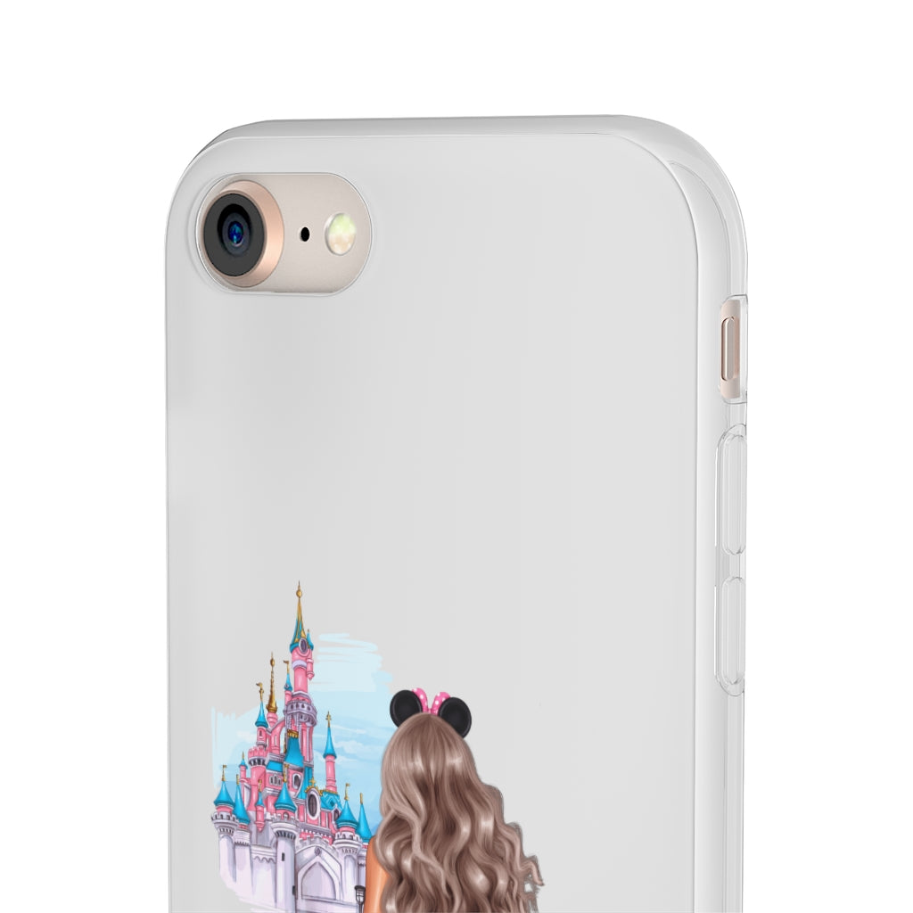 Take me and Let's go Travel Blond Hair Flexi Cases