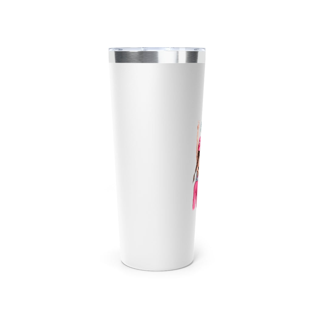 Girls Can Brown Hair Copper Vacuum Insulated Tumbler, 22oz