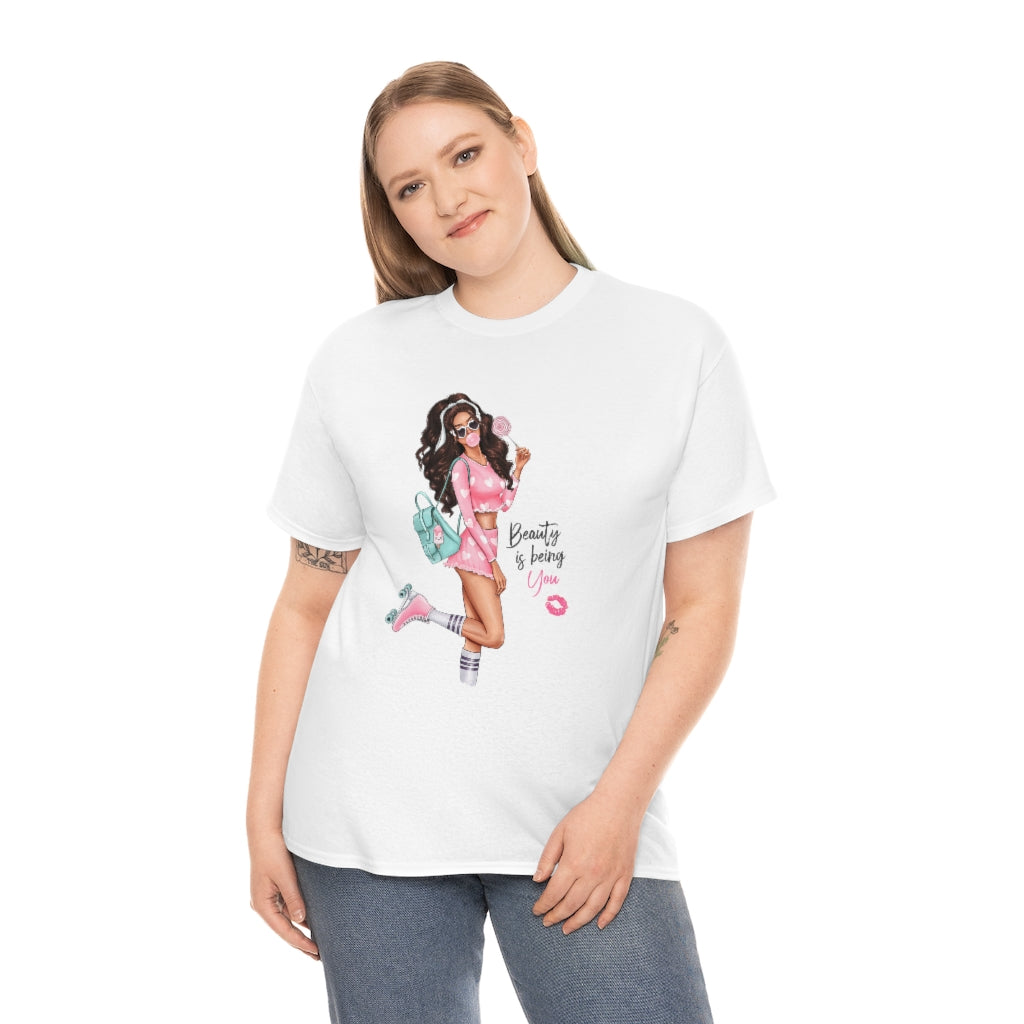 Beauty is Being You Unisex Cotton Tee