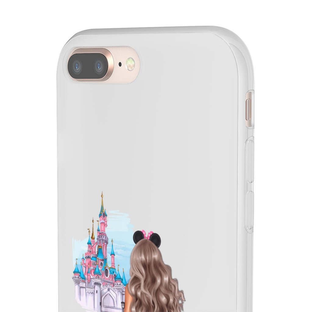 Take me and Let's go Travel Blond Hair Flexi Cases