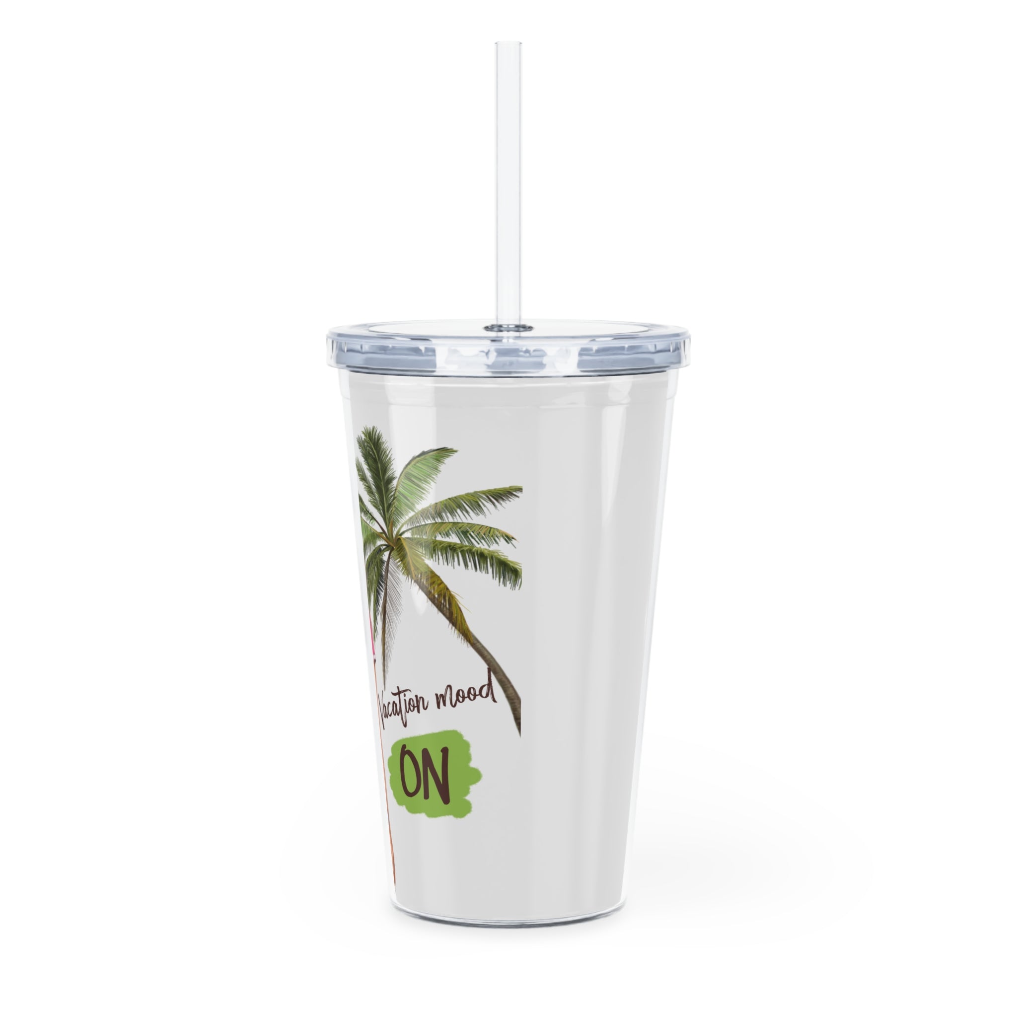 Miami Beach – Vacation Mood On Tumbler (Blonde Hair, 20oz)