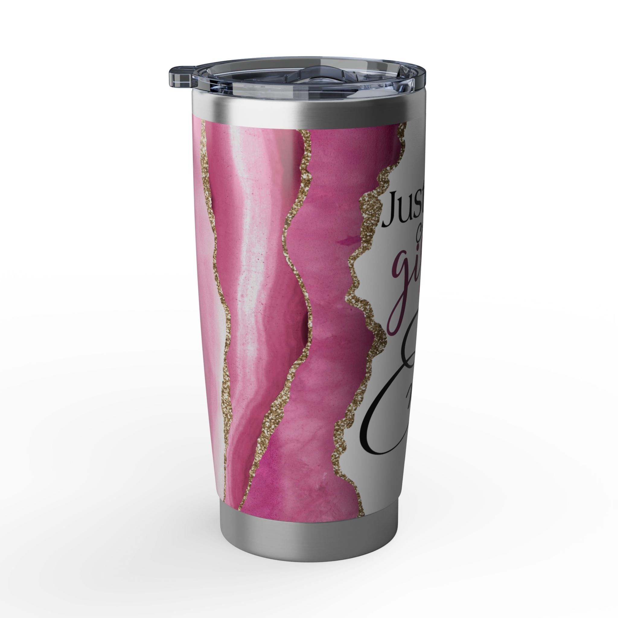 Empire Girl – 20oz Pink Marble Tumbler