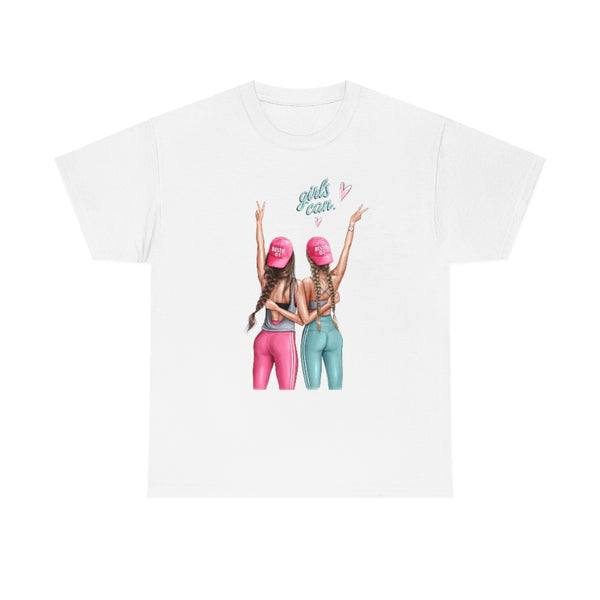 Girls Can Mix Hair Unisex Cotton Tee