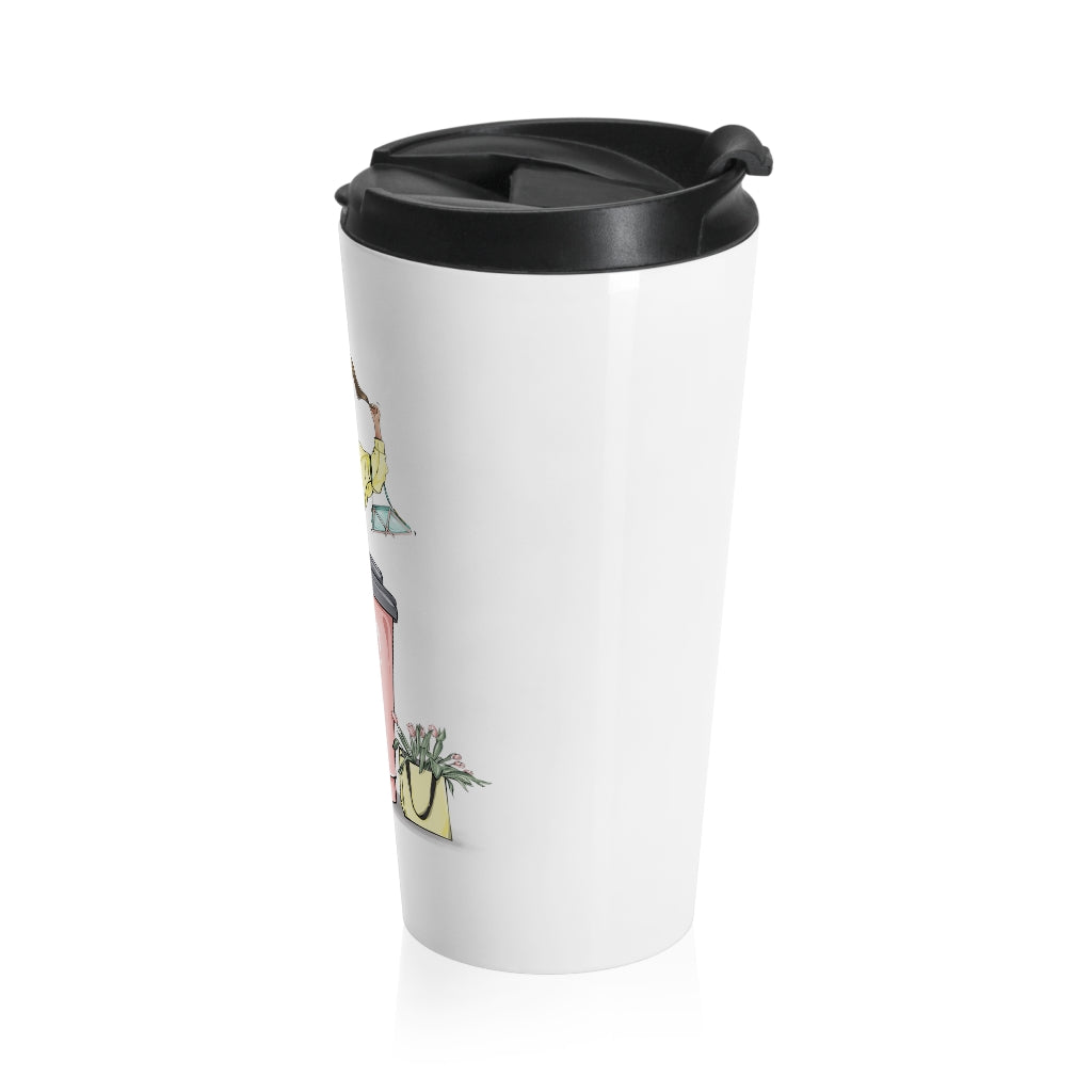Coffee Queen Stainless Steel Travel Mug