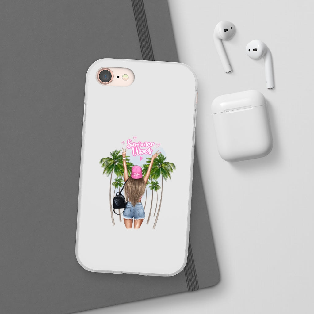 Summer Vibe Blond Hair Flexi Cases
