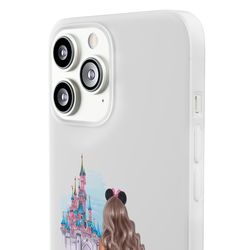 Take me and Let's go Travel Blond Hair Flexi Cases
