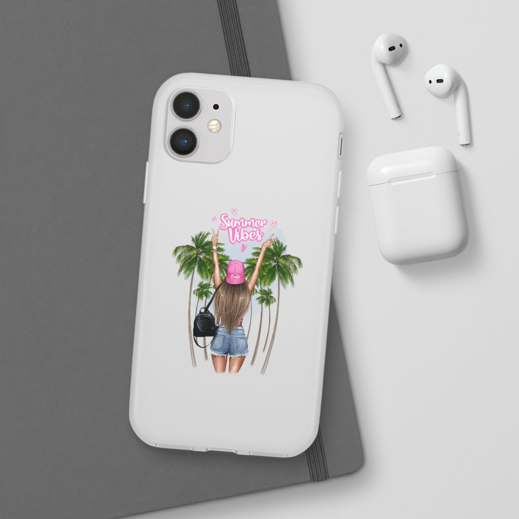 Summer Vibe Blond Hair Flexi Cases