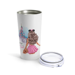 Take me and Let's go Travel Blond Hair Tumbler 20oz