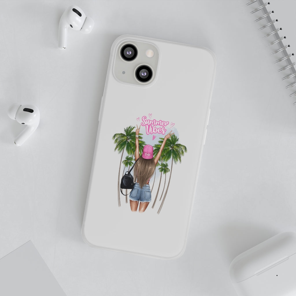 Summer Vibe Blond Hair Flexi Cases