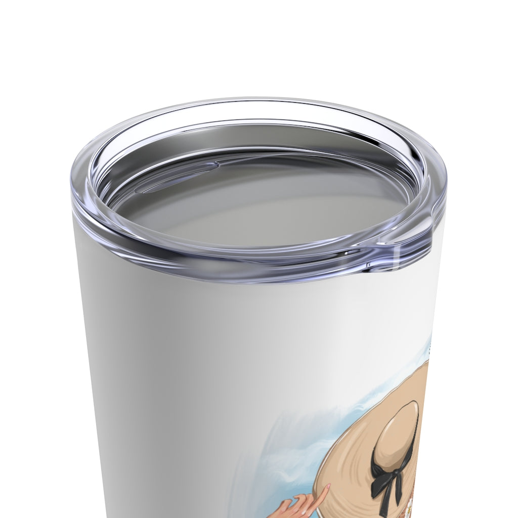 Summer Vibes Blond Hair Tumbler 20oz