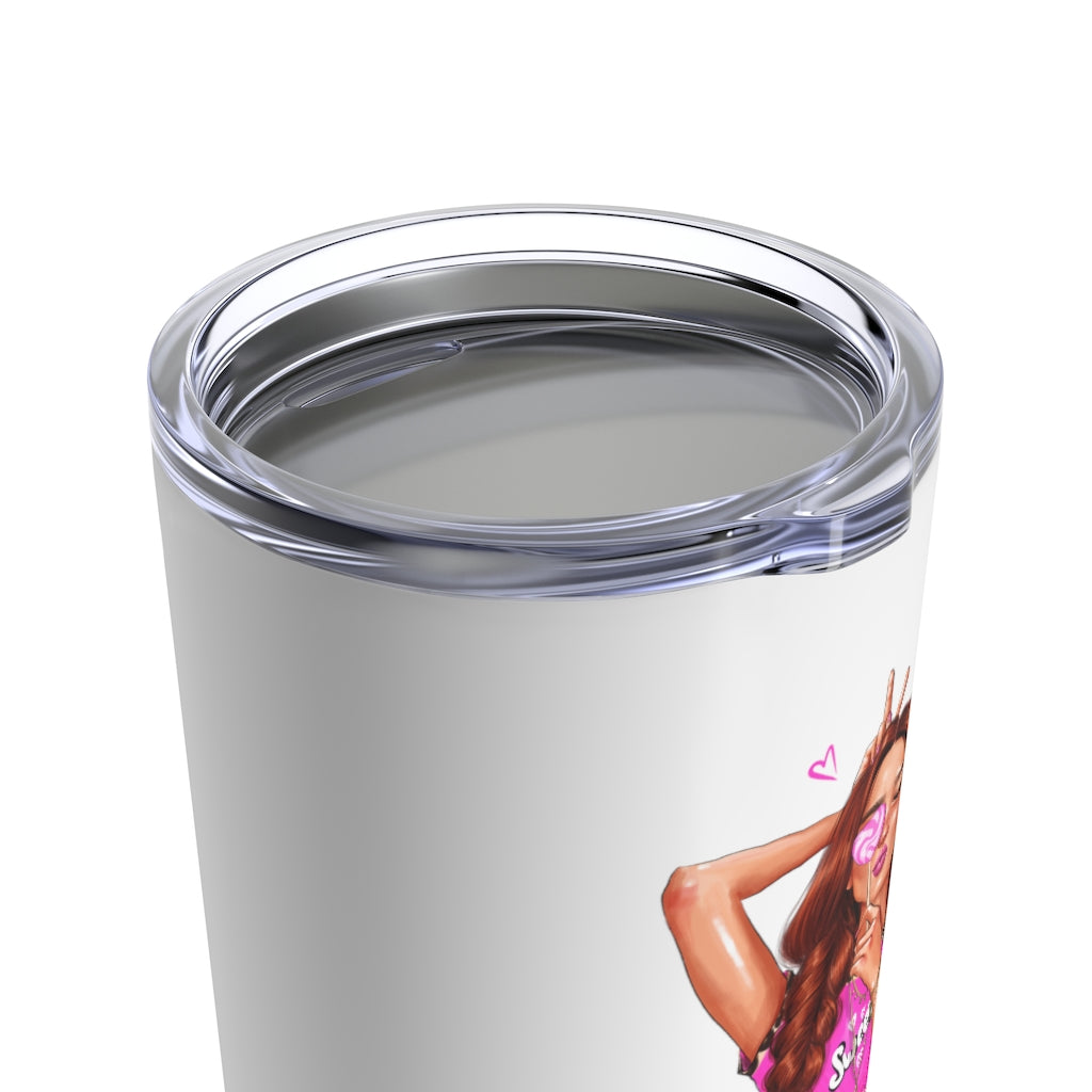Life is Short Make it Sweet Red Hair Tumbler 20oz