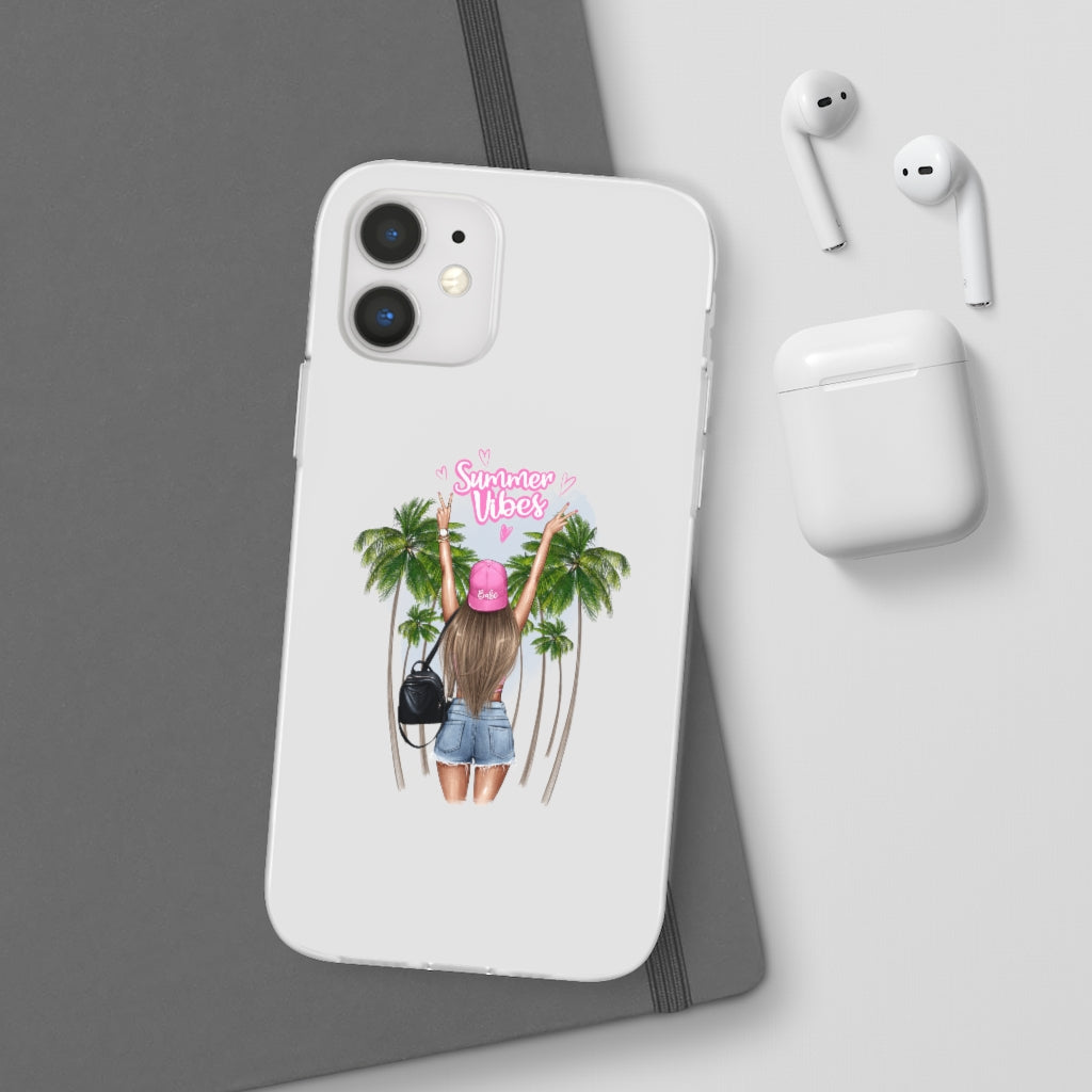Summer Vibe Blond Hair Flexi Cases