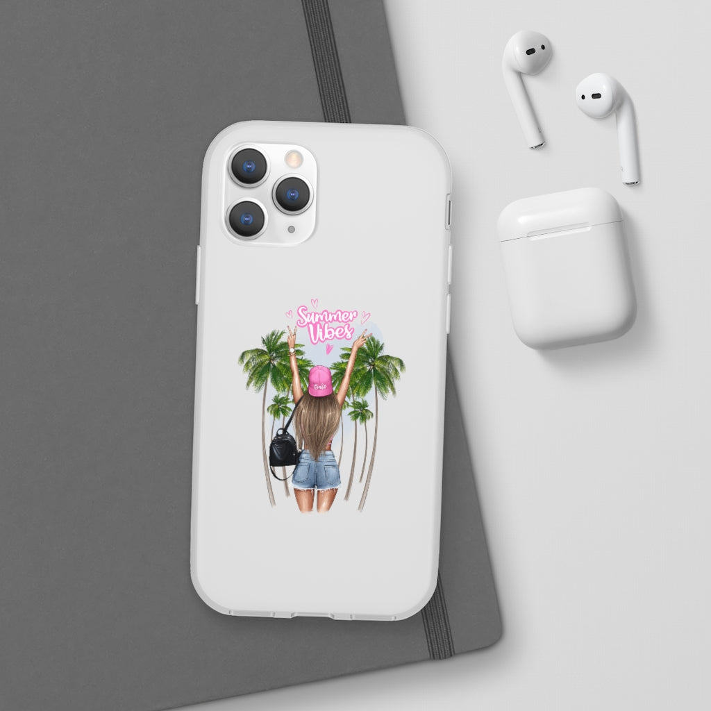 Summer Vibe Blond Hair Flexi Cases