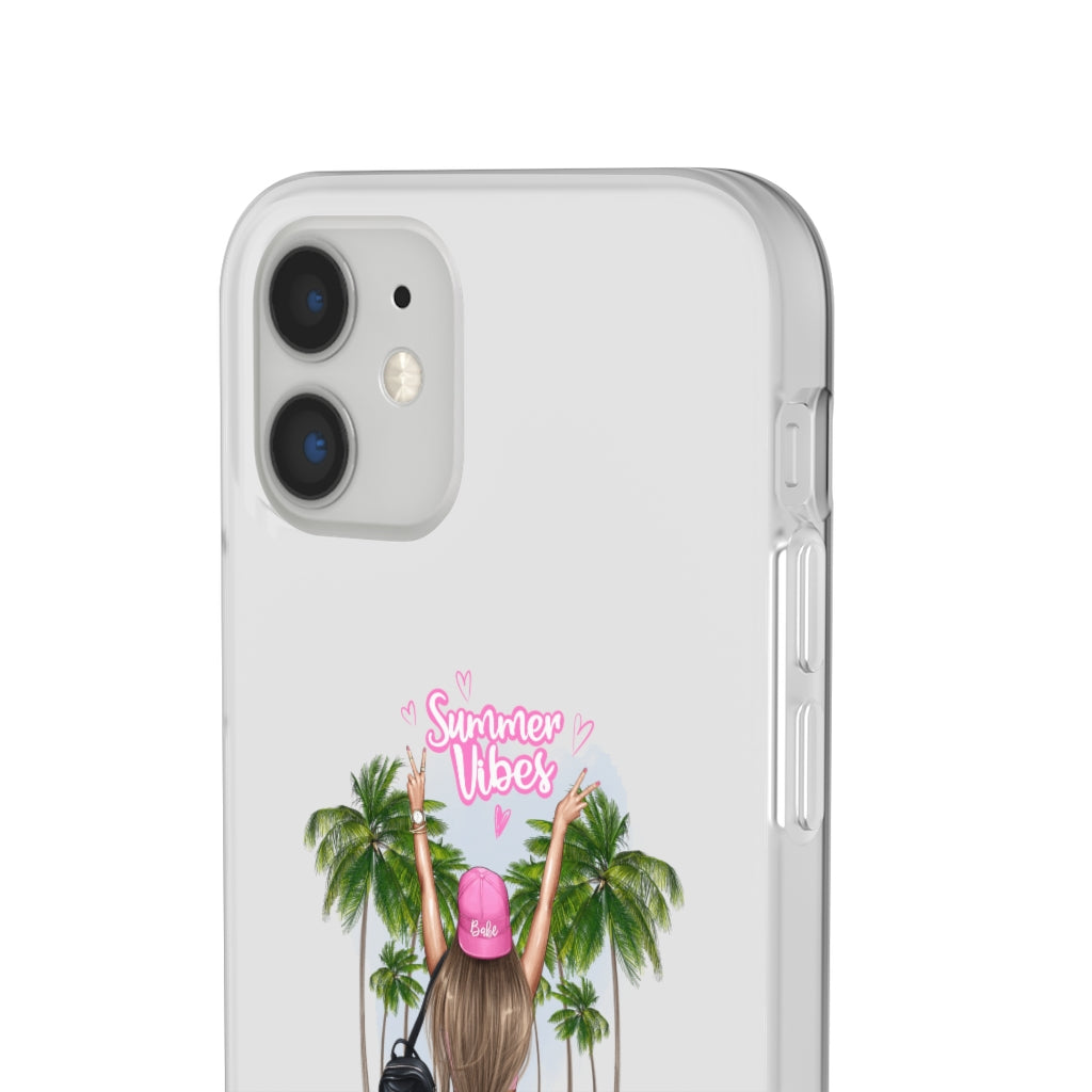 Summer Vibe Blond Hair Flexi Cases