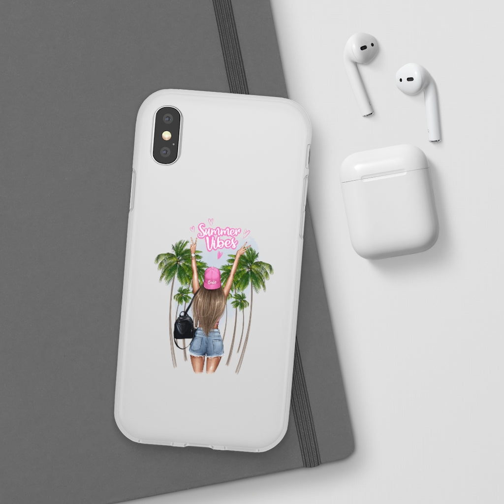 Summer Vibe Blond Hair Flexi Cases