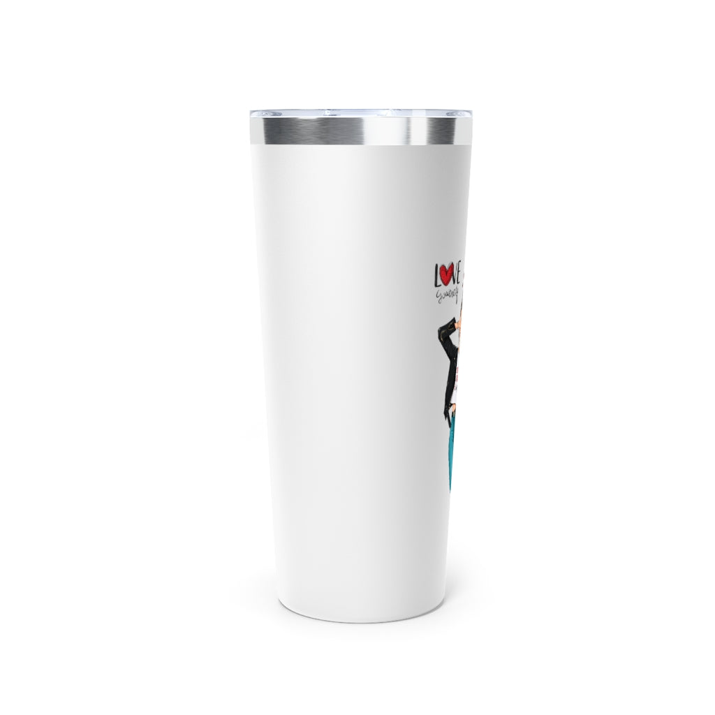 Love Yourself Copper Vacuum Insulated Tumbler, 22oz