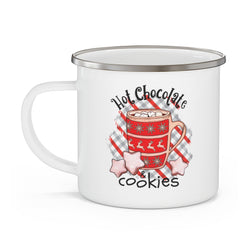 Hot Chocolate Enamel Camping Mug