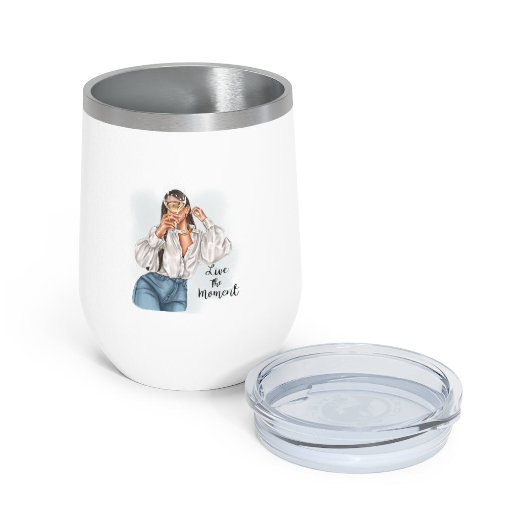 Live the Moment 12oz Insulated Wine Tumbler
