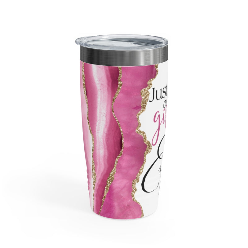 Just A Girl Boss Building Her Empire Ringneck Tumbler, 20oz