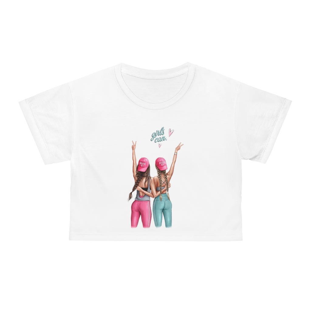 Girls Can Mix Hair Crop Tee