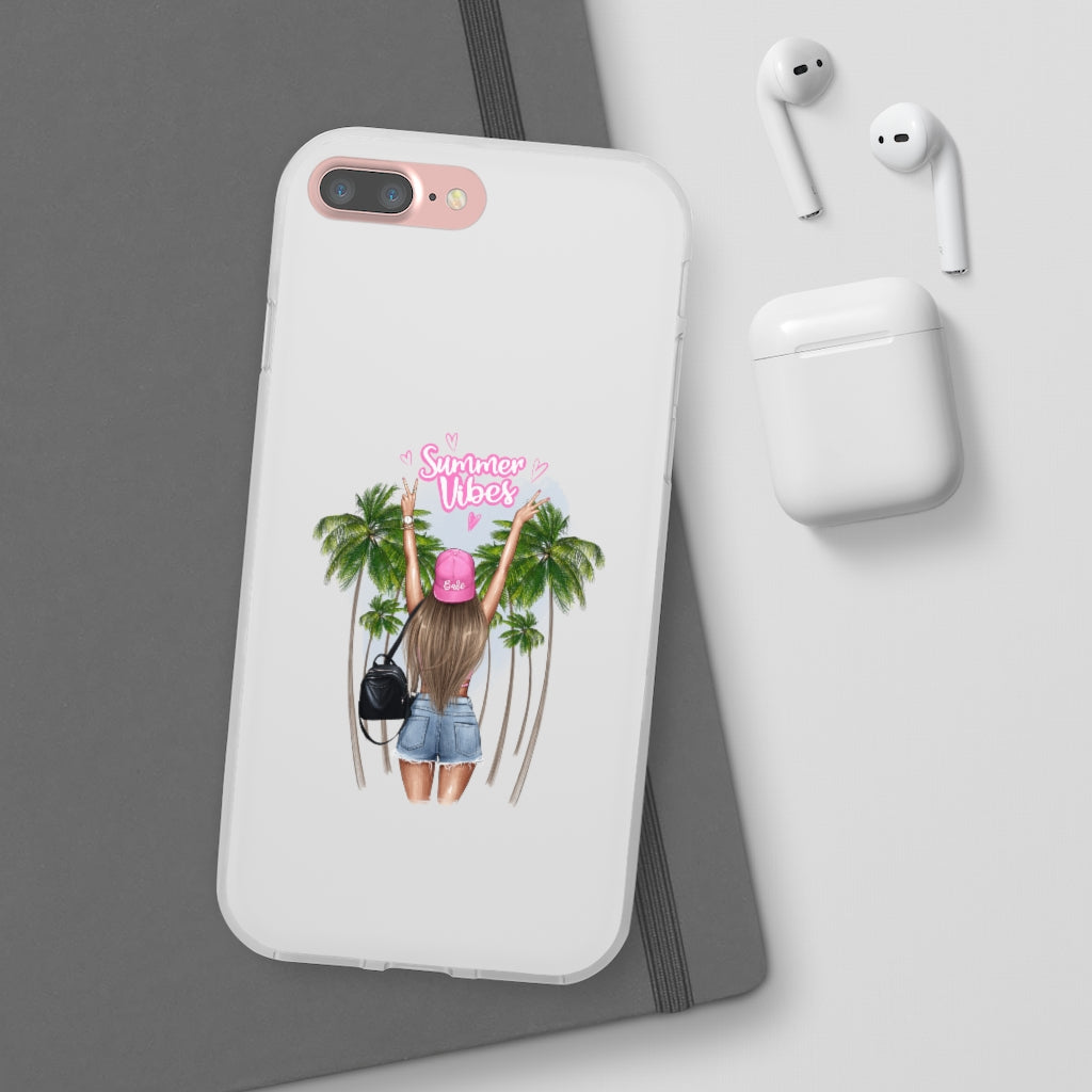 Summer Vibe Blond Hair Flexi Cases