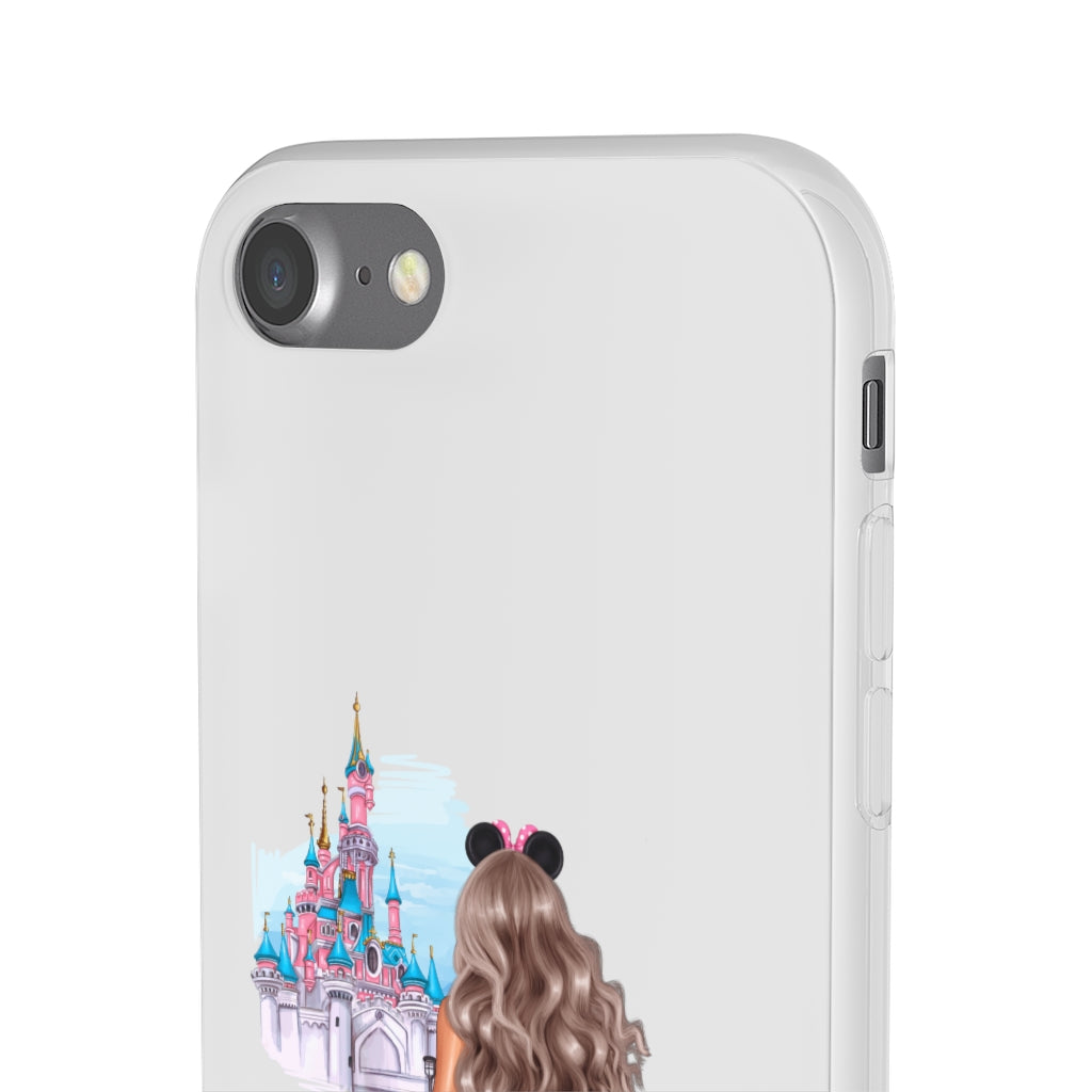 Take me and Let's go Travel Blond Hair Flexi Cases