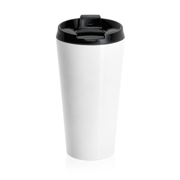 Live Love Travel Brown Hair Stainless Steel Travel Mug