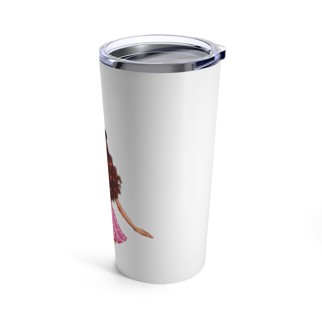 Take me and Let's go Travel Red Hair Tumbler 20oz