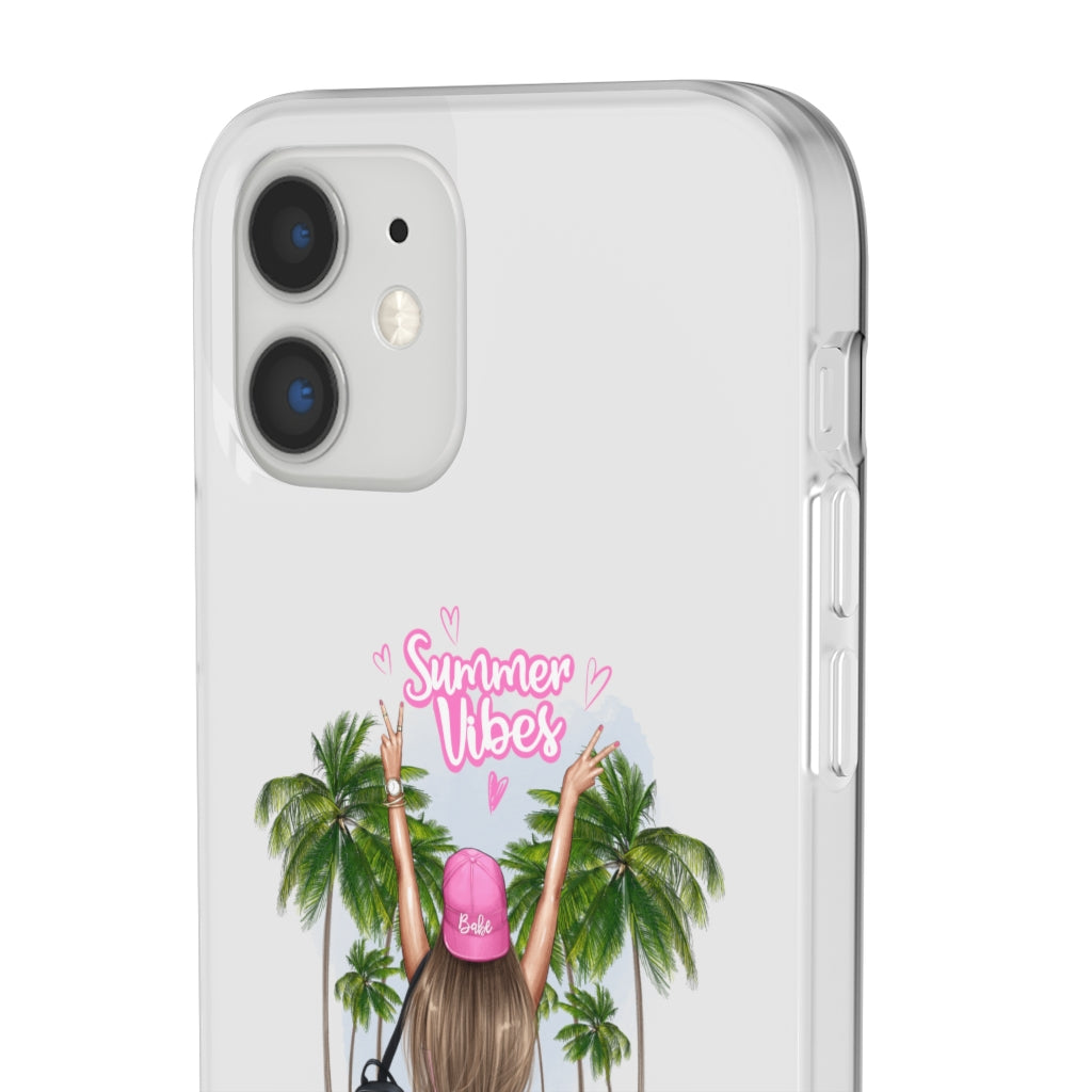 Summer Vibe Blond Hair Flexi Cases