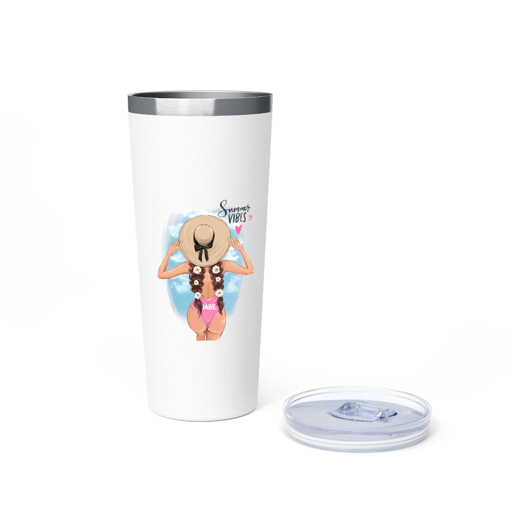 Summer Vibes Copper Vacuum Insulated Tumbler, 22oz