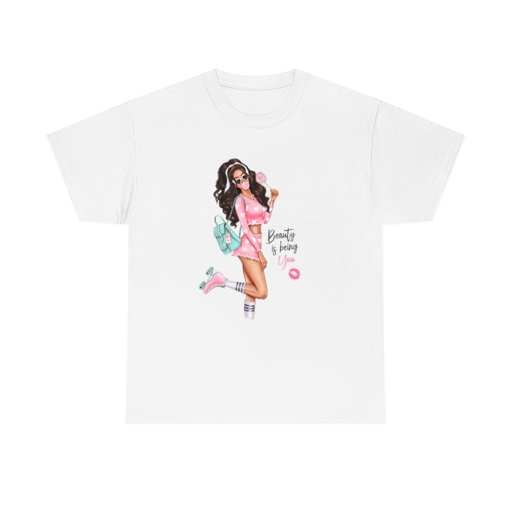 Beauty is Being You Unisex Cotton Tee