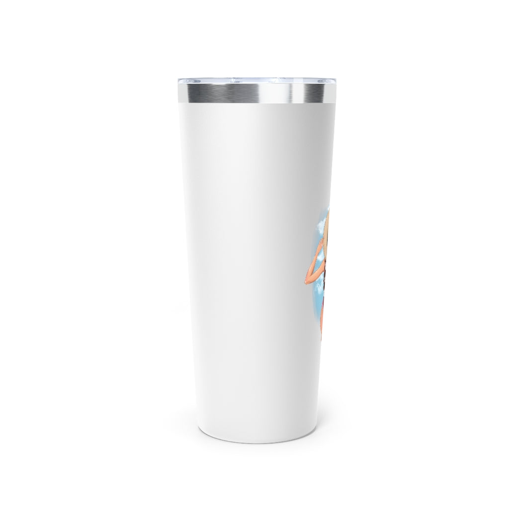 Summer Vibes Copper Vacuum Insulated Tumbler, 22oz