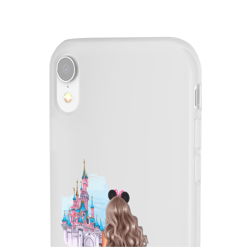 Take me and Let's go Travel Blond Hair Flexi Cases