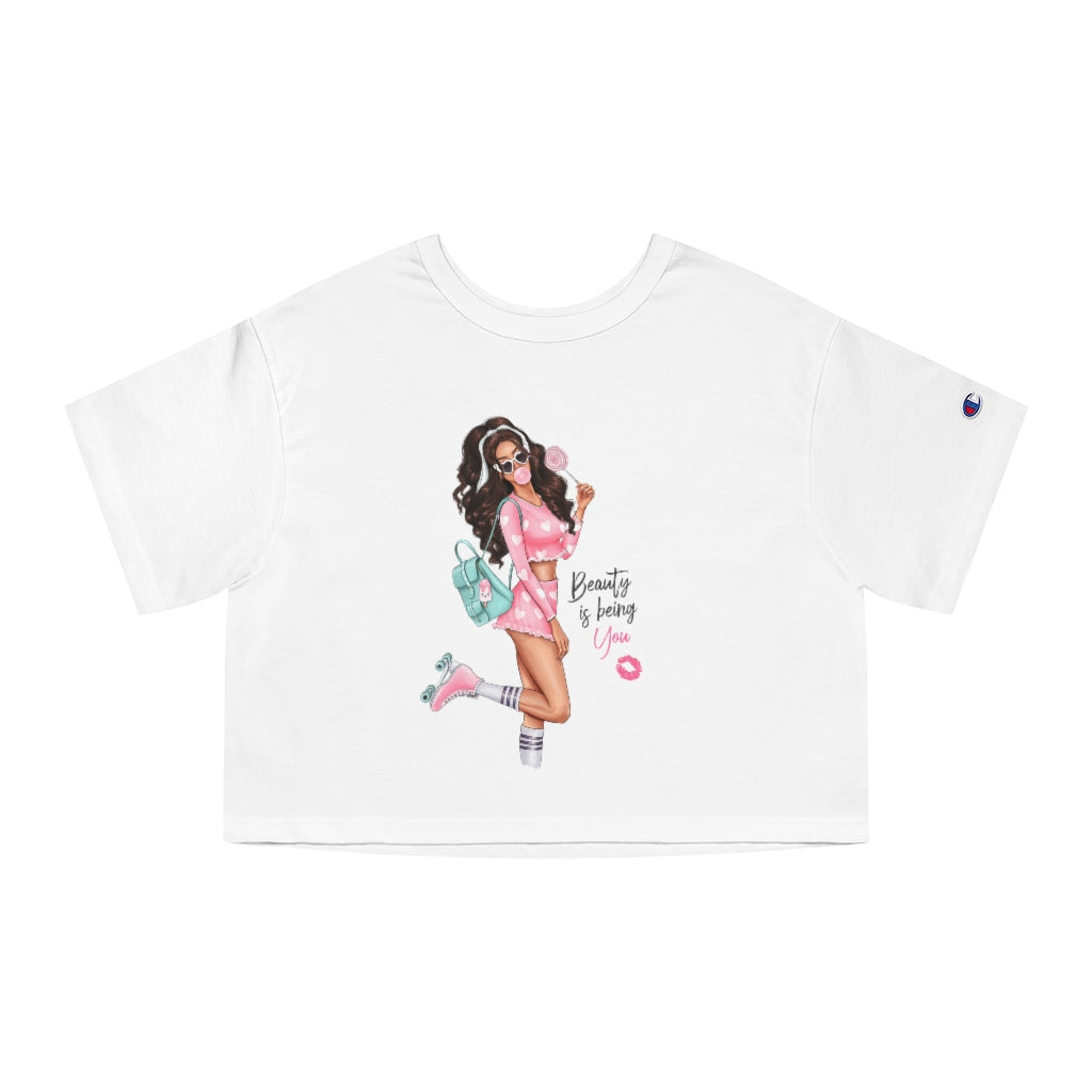 Beauty is Being You Cropped T-Shirt