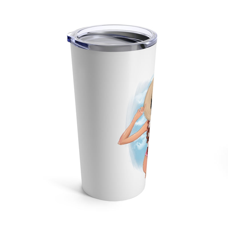 Summer Vibes Red Hair Tumbler 20oz