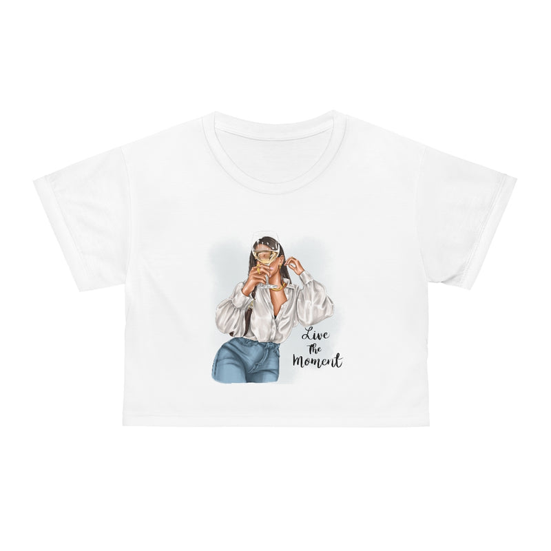 Crop Tee Live in The Moment