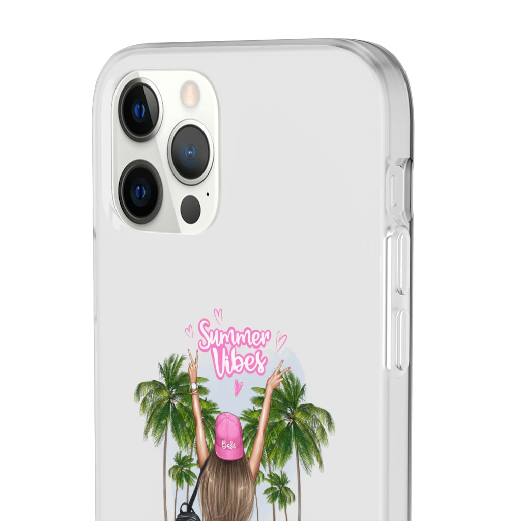 Summer Vibe Blond Hair Flexi Cases