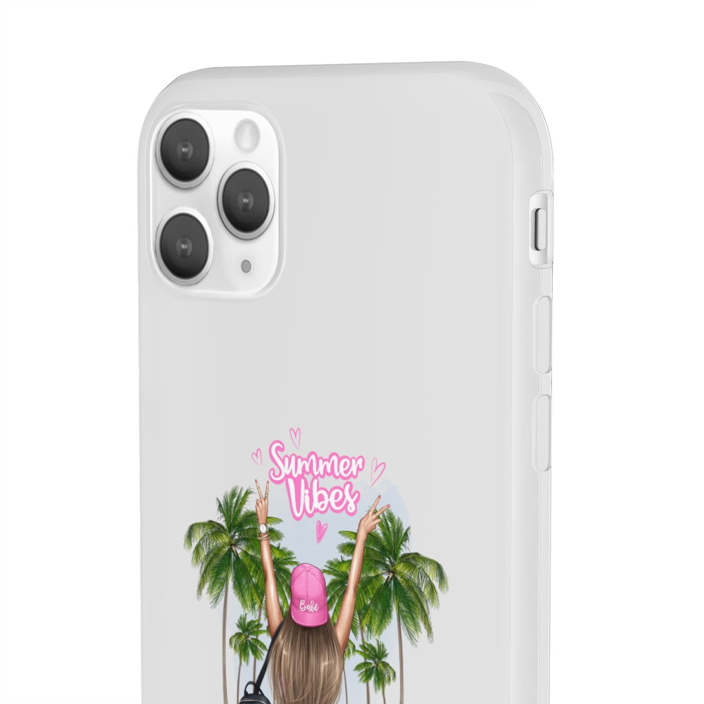Summer Vibe Blond Hair Flexi Cases
