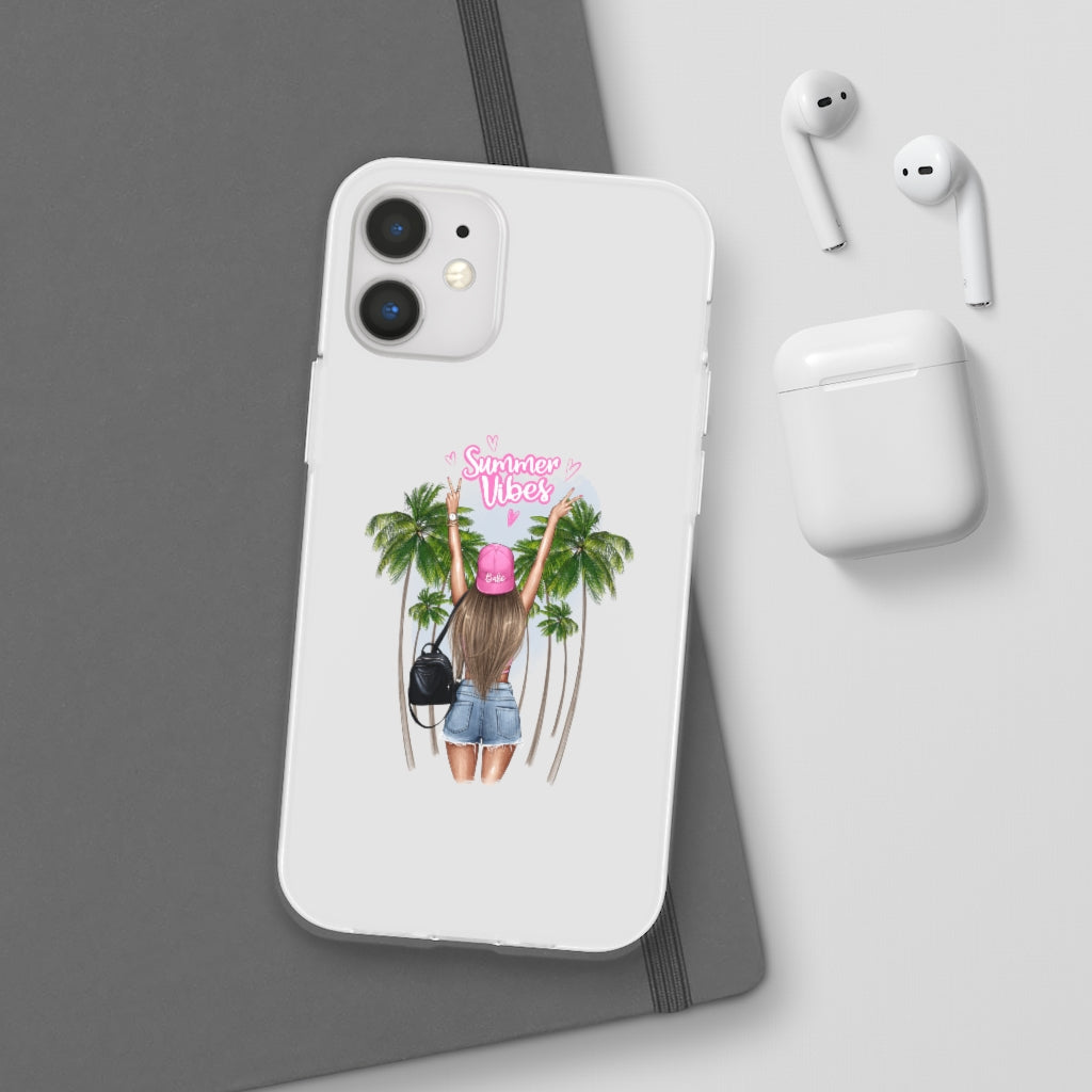 Summer Vibe Blond Hair Flexi Cases